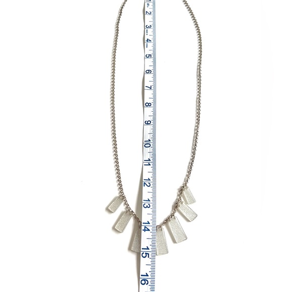 Color By Amber Grateful Necklace Silver Weave 32” - Picture 2 of 6